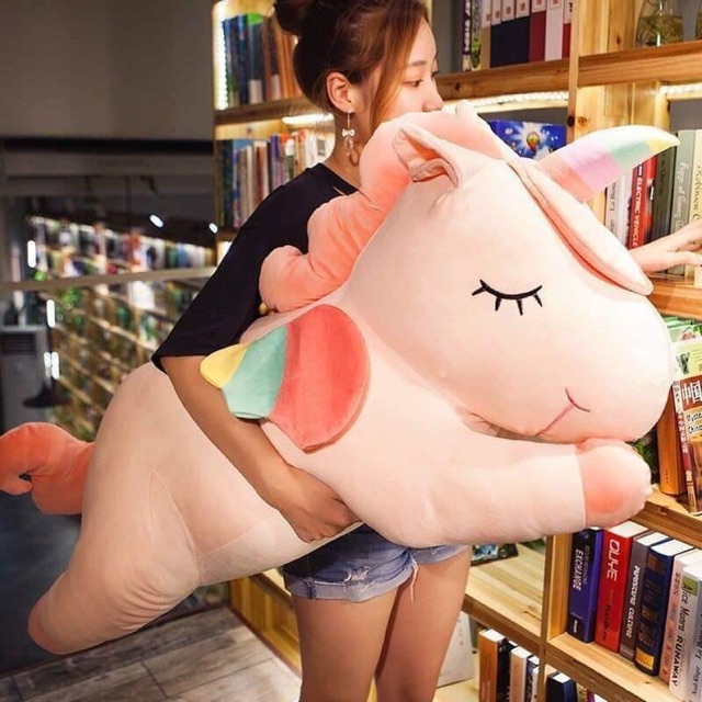 GỐI ÔM GẤU BÔNG CHO BÉ NGỰA PONY (SIZE 100CM)