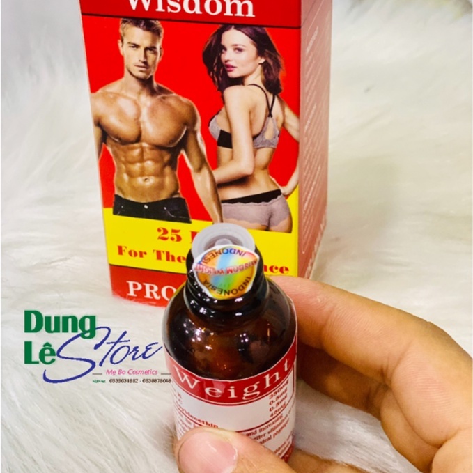 Viên uống Tăng cân wisdom weight hộp 25 viên chính hãng