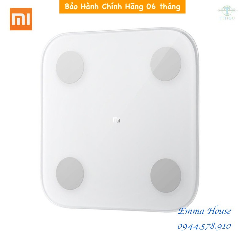 Cân sức khoẻ thông minh Xiaomi Body Fat Scale 2 Universal - Bảo hành 06 Tháng