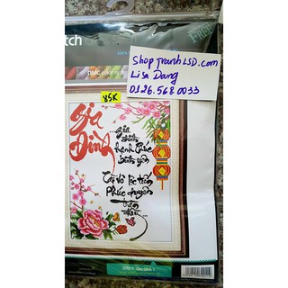 Combo 8 bức tranh chưa thêu