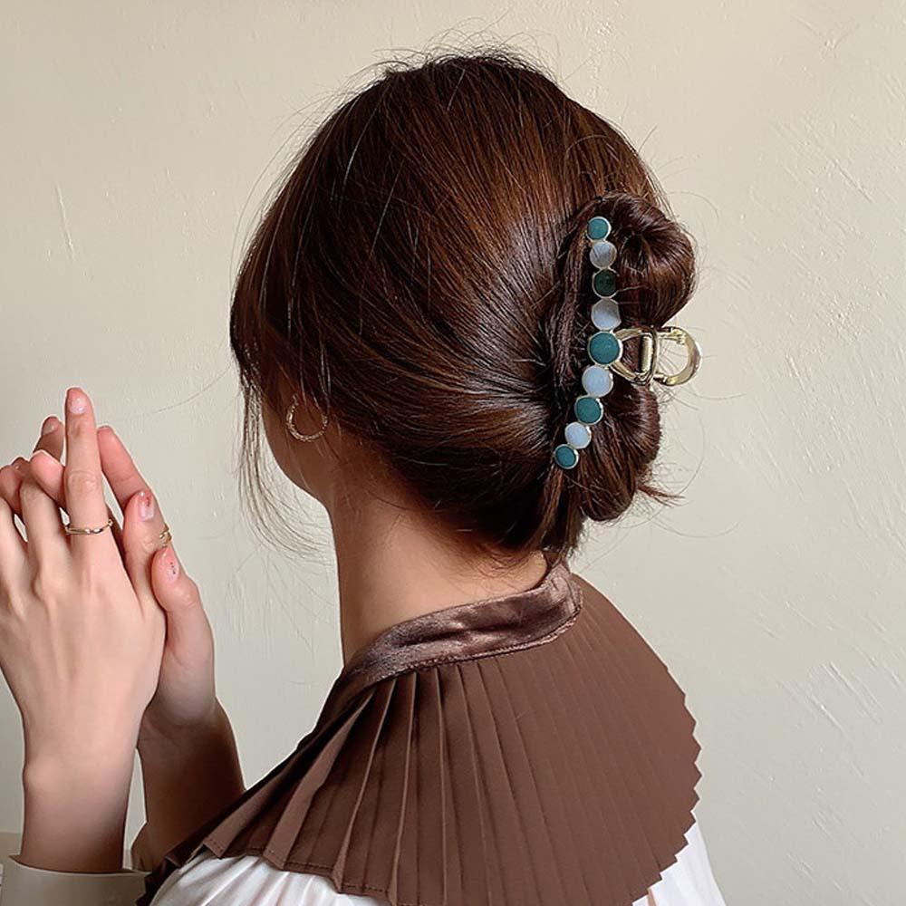 Kẹp Tóc Móng Vuốt Màu Sắc Ngọt Ngào Phong Cách Hàn Quốc WMES15H