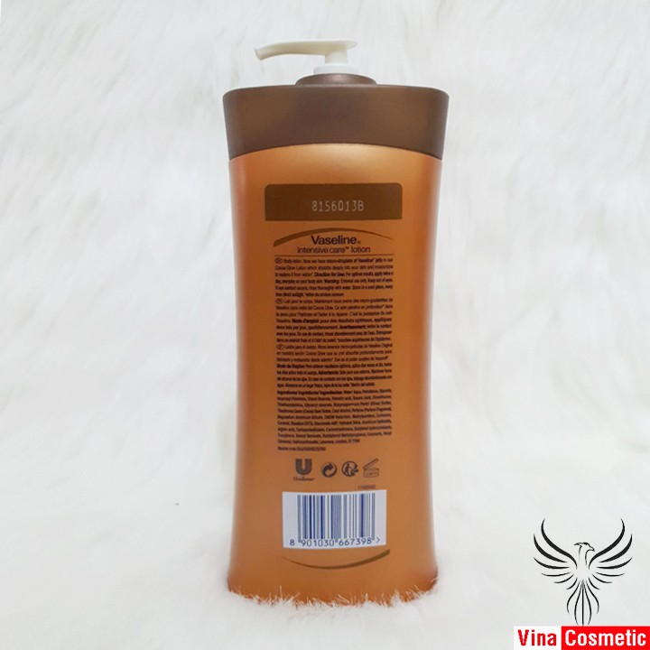 Sữa Dưỡng Thể Vaseline Body Lotion Mỹ 725ml - Cocoa Glow