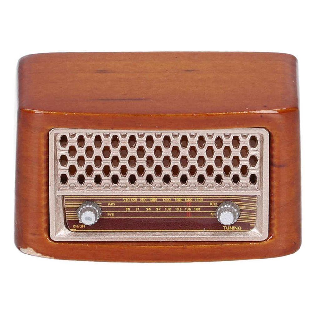SUSANS Radio Đồ Chơi BúP Bê Phong CáCh Vintage Tỷ Lệ 1: 12