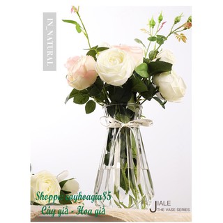 Bình Cắm Hoa Thủy Tinh Thắt Nơ_LG02