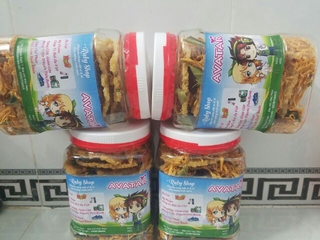 1 Kg Cơm Cháy Lắc Khô Gà