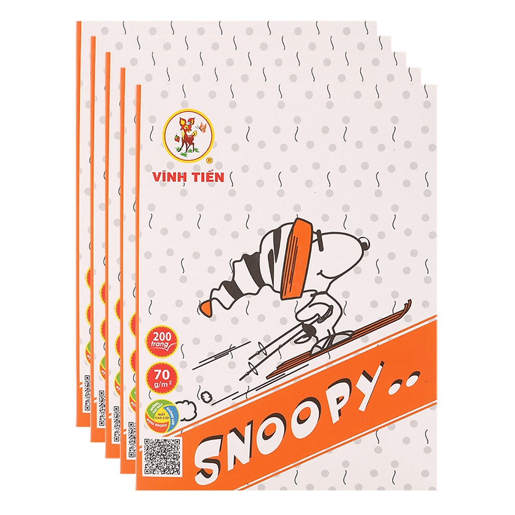 Lốc 5 Tập Vibook Snoopy