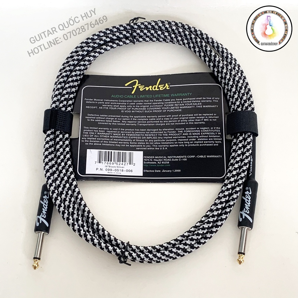 Dây line Fender dài 6 mét  - dùng để kết nối đàn Guitar với loa