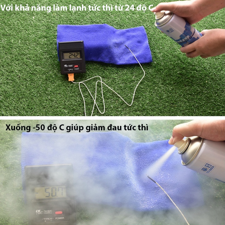 Bình xịt lạnh giảm đau chấn thương