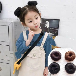 búi tóc giả cho bé