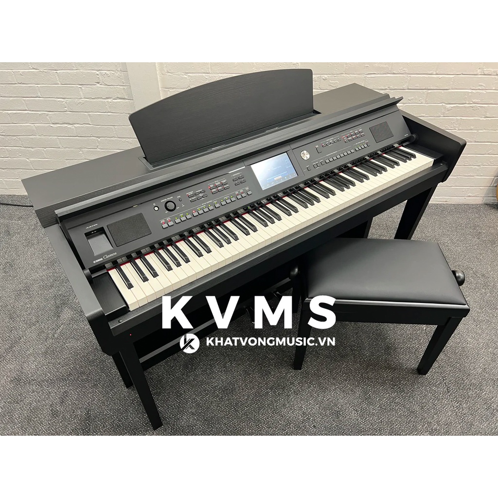 Piano điện YAMAHA CVP-605B chính hãng | Piano điện 88 phím tặng ghế | Freeship nội thành | Khát Vọng Music