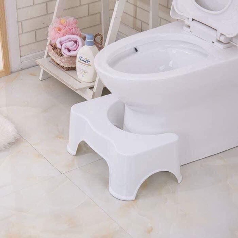 Ghế kê chân toilet Chefman chống táo bón, giúp đi vệ sinh đúng cách, tốt cho sức khoẻ