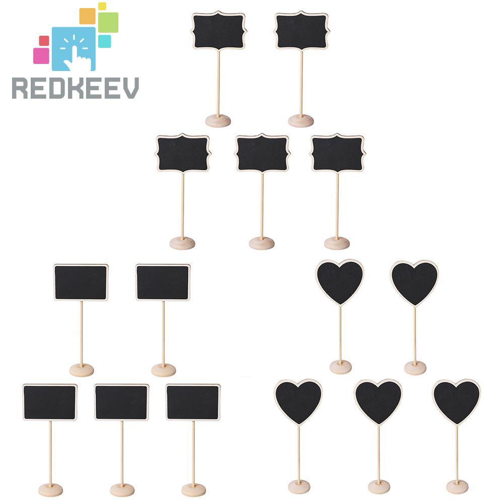 Bộ 5 Bảng Đen Viết Phấn Mini Bằng Gỗ