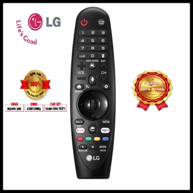Điều khiển ti vi thông minh LG 4K [ MAGIC REMOTE + VOICE SEARCH ]