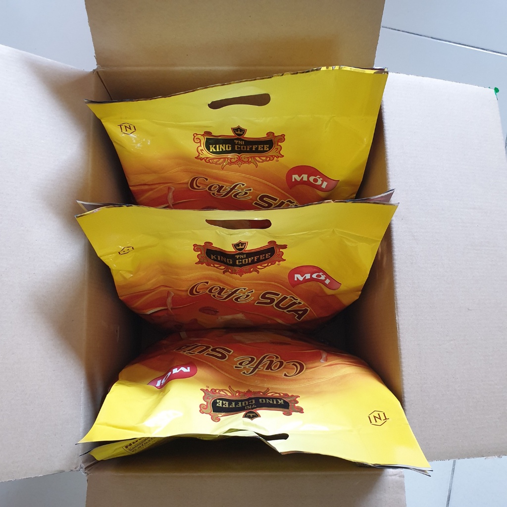 Cà phê sữa hòa tan King Coffee Cafe Sữa_Túi 50 gói_1.2kg | BigBuy360 - bigbuy360.vn