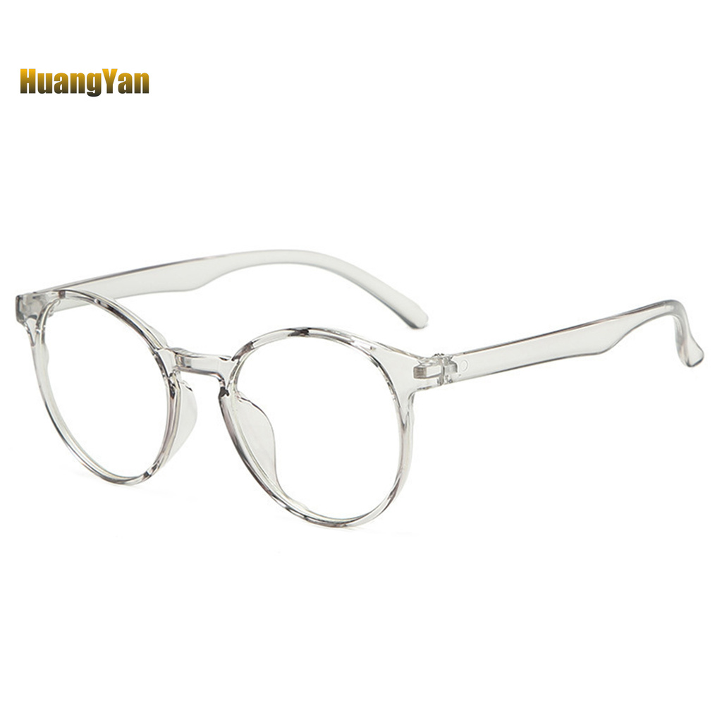 *YANJIN* Retro Blue Light Blocking Glasses Unisex Flat Anti Fatigue Decorative Eyeglasses