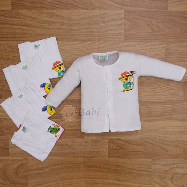 Set 5 áo bosini dài tay cài nút giữa
