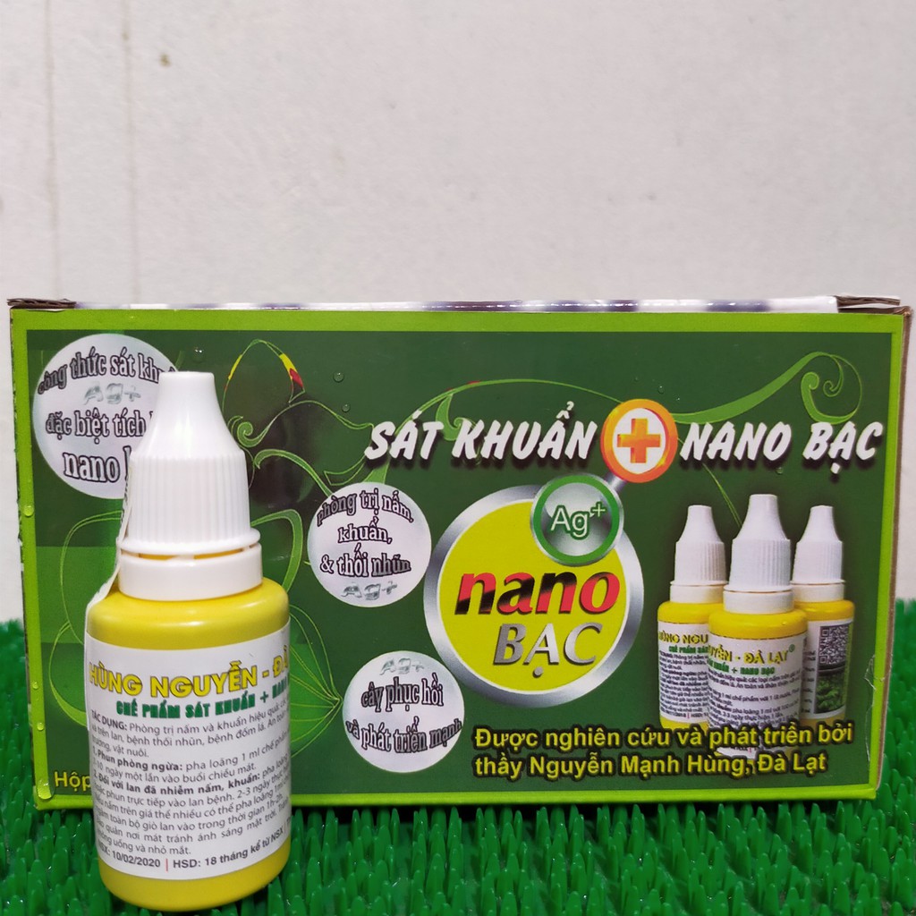 CHẾ PHẨM SÁT KHUẨN + NANO BẠC (HÙNG NGUYỄN-ĐÀ LẠT)