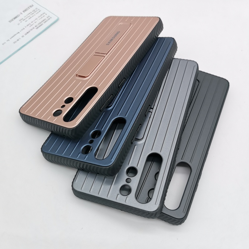 Ốp Điện Thoại Kiểu Áo Giáp Có Giá Đỡ Cho SAMSUNG Galaxy S21 Ultra 5G S21