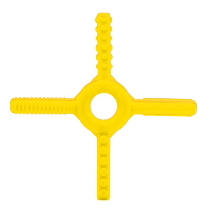 Haha Đồ Chơi Ngậm Mọc Răng Bằng Silicone Hình Chữ Thập Cho Bé Sơ Sinh