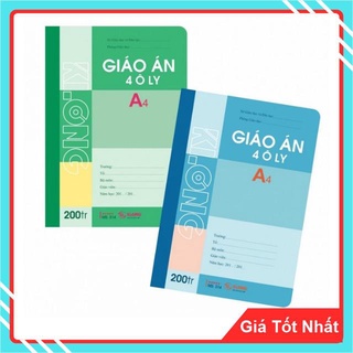 Vở giáo án ô ly - 200 trang; Ms 314 (T4)- Giấy Có Độ Trắng Tự Nhiên Không Mỏi Mắt