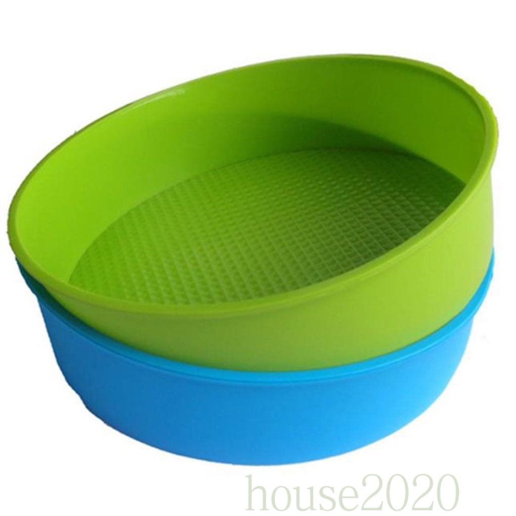 Khuôn silicone làm bánh hình tròn DIY 2020