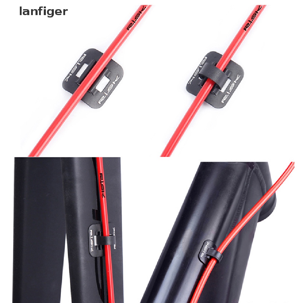 Set 6 Kẹp Chữ C Cố Định Dây Cáp Phanh Xe Đạp