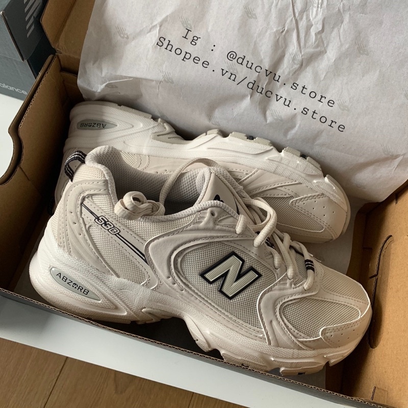 GIÀY NEW.BALANCE 530 CREAM 1:1 SC [ FULL BOX + FREE SHIP ]