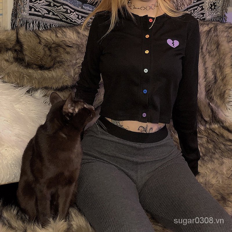 Áo thun ngắn màu trắng đen thời trang mùa hè 2020 phong cách Âu Mỹ cho nữ ImO2
 | BigBuy360 - bigbuy360.vn