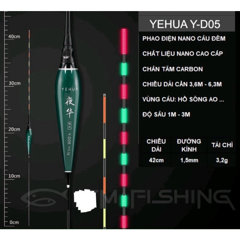Phao Câu Đài Câu Đêm - Tặng Pin