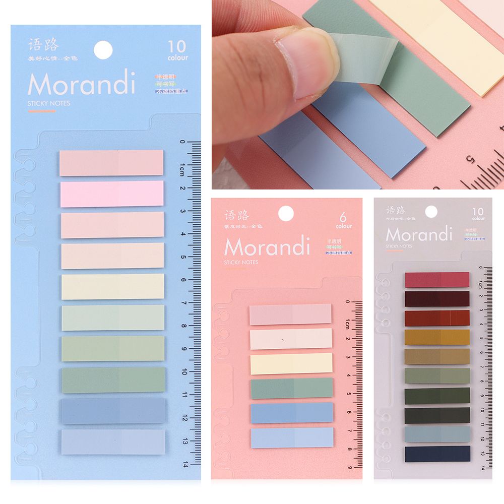 60-200 Tờ giấy dán ghi chú nhiều màu sắc tiện dụng cho văn phòng
