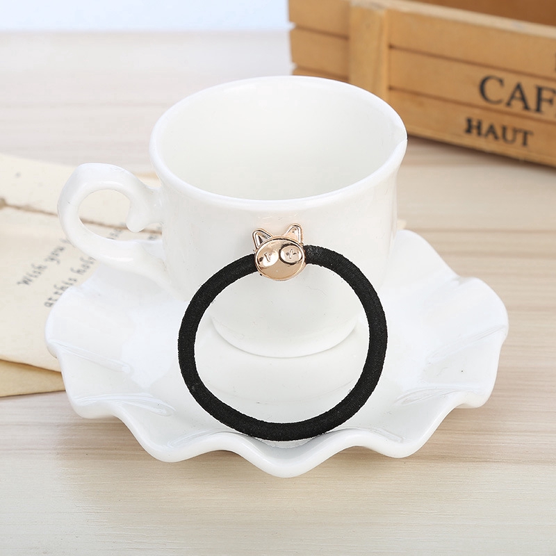 Dây cột tóc cao su dày dặn co giãn phong cách Hàn Quốc thanh lịch thời trang dành cho nữ