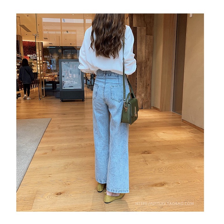 Áo Chiffon Nữ Tay Dài Dáng Rộng Màu Trắng Phong Cách Hàn Quốc