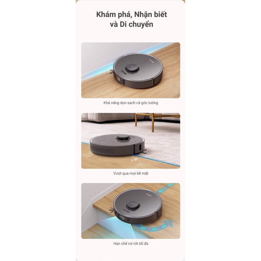 Xiaomi Dreame Bot Z10 Pro Robot Hút Bụi Lau Nhà Lực hút 4000 Pa - Bản Quốc Tế
