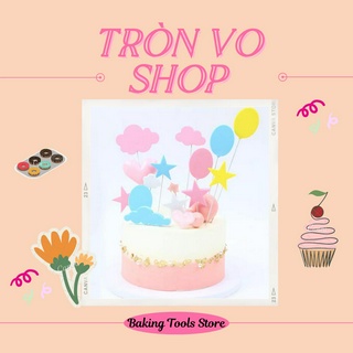 Bong bóng cắm bánh - 1 set 5 que