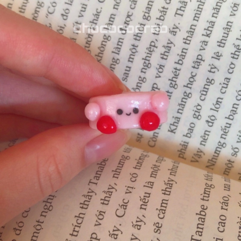 Nhẫn Đất Sét Meme Dễ Thương