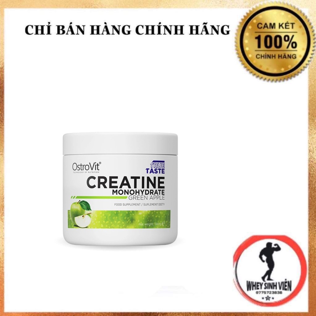 [Có bảo hành] [Chính hãng] OSTROVIT CREATINE, TĂNG SỨC MẠNH CƠ BẮP - HỘP 300g - 500g tại Whey Sinh Viên Hải Phòng