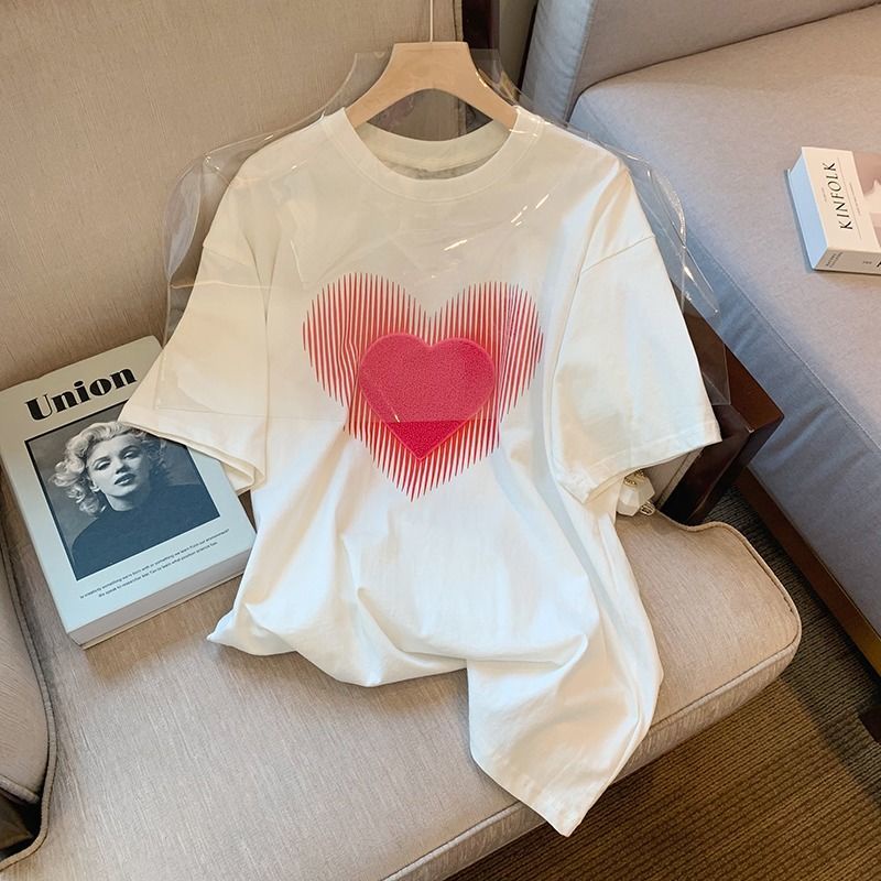 Mới Áo Thun Ngắn Tay In Hình Cá Tính Thời Trang Dành Cho Nữ