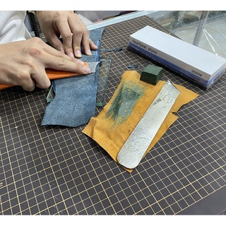 Dao lạng mỏng mép da, cao su - dụng cụ làm đồ da handmade