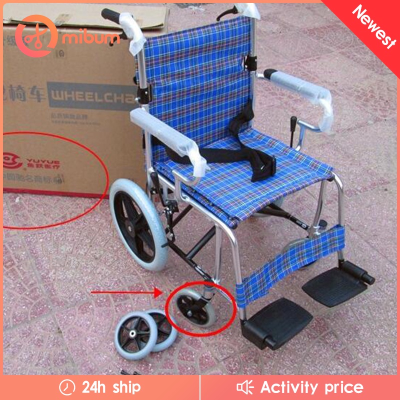 Bánh xe trước 6 inch chống mài mòn thay thế dành cho xe lăn