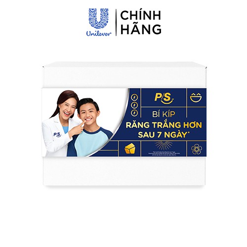 [HB Gift] Hộp quà P/S Trắng Răng Tự Nhiên 4x30G