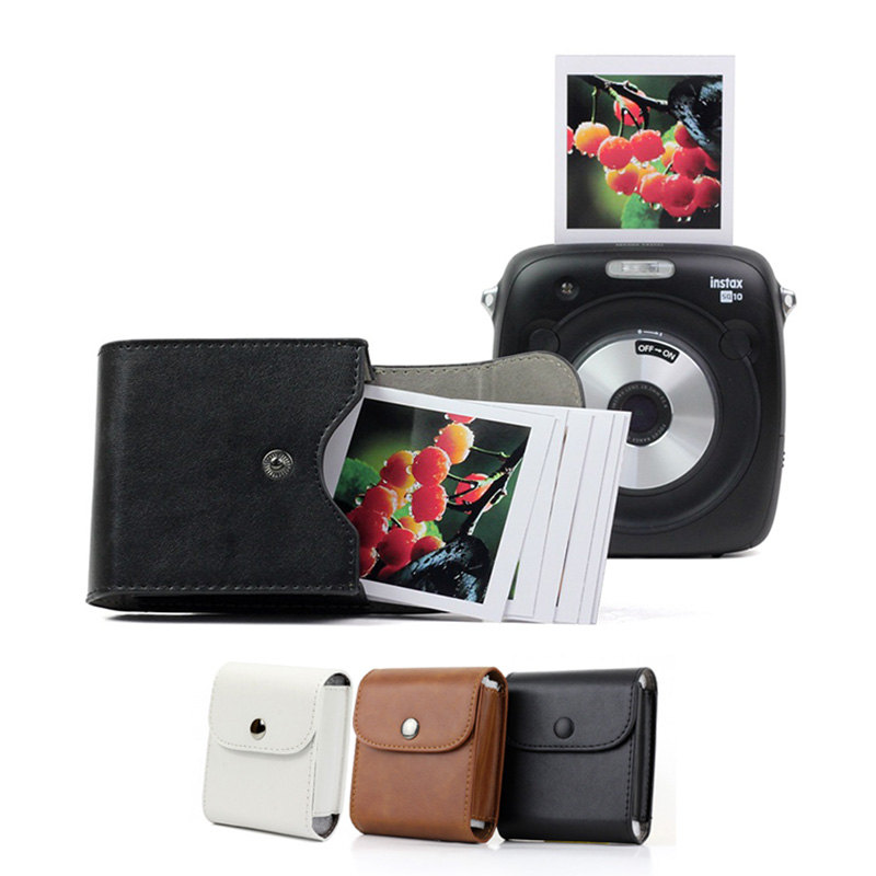 Bao Da Đựng Máy Ảnh Fujifilm Instax Mini 8 9 Sq10 Sq6 Sq20 X10 25 Polaroid 11 Insta 360 One R Chất Lượng Cao