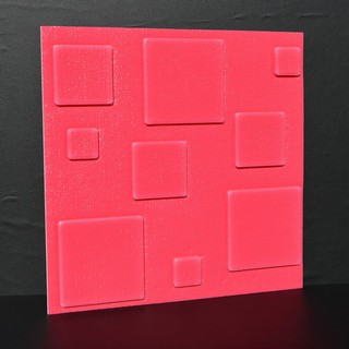 Giấy dán tường 3D ô vuông nổi
