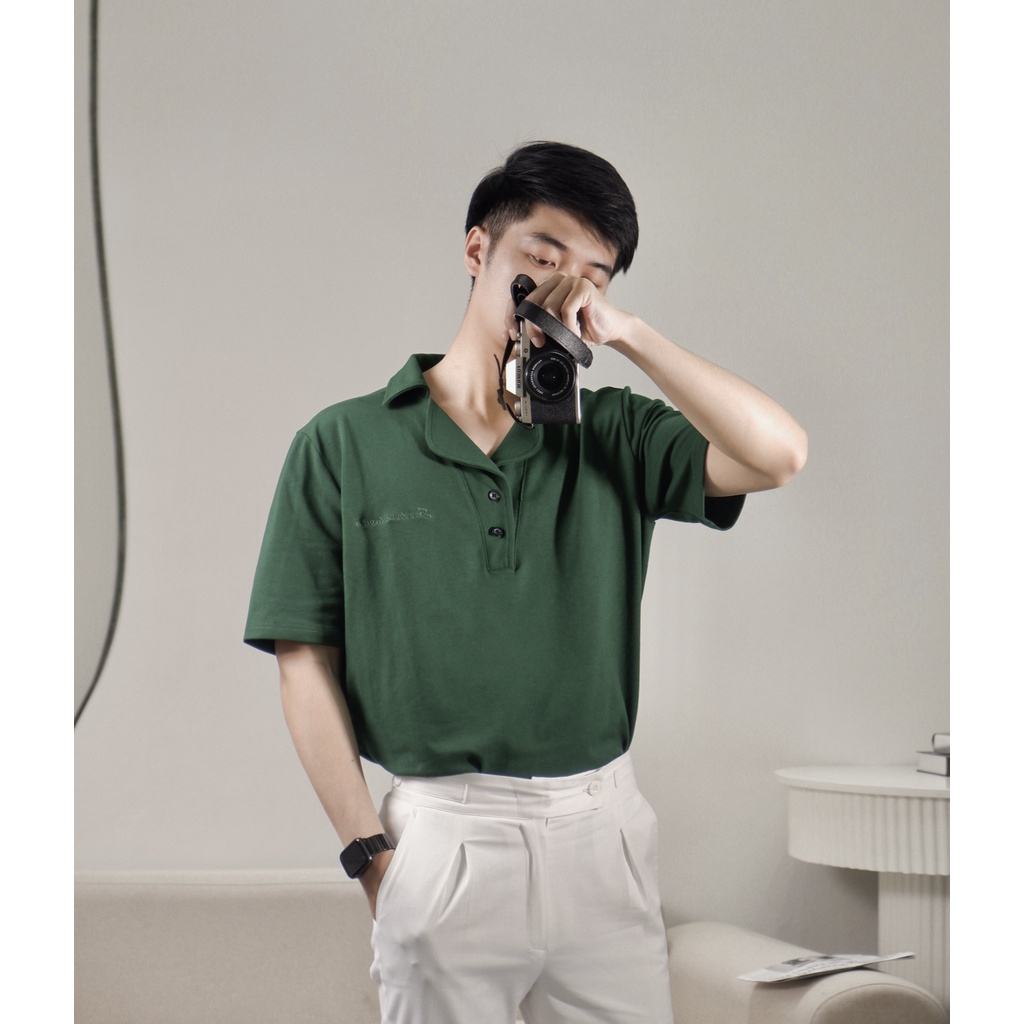 Áo Polo nam Scott vải cotton Farah Polo nhẹ mát
