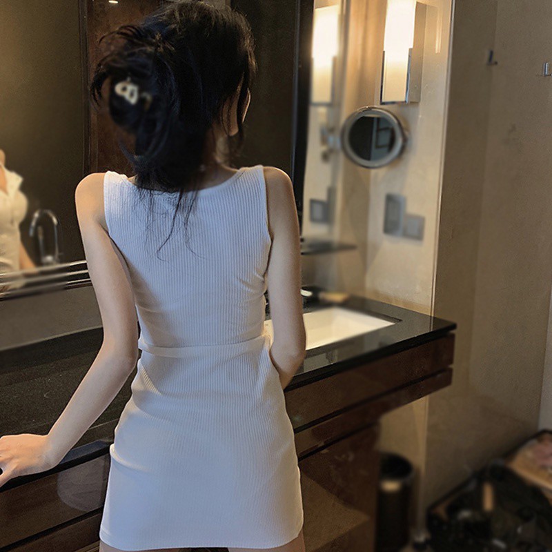 Đầm Ôm Dệt Kim Thời Trang Hè Tôn Dáng Cho Nữ