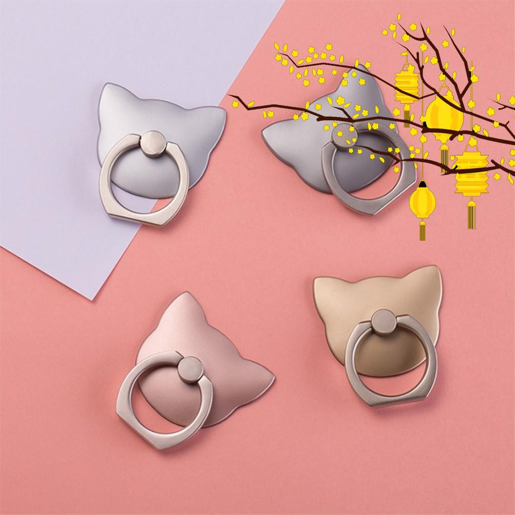 Giá đỡ điện thoại nhẫn mèo, chân chống xem phim, chơi game (Iring 5 màu) | BigBuy360 - bigbuy360.vn