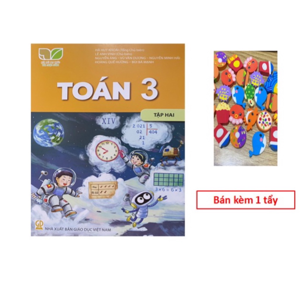 Sách - Toán 3 tập hai ( Kết nối tri thức + Bán kèm1 cuốn bé tập tô màu  )