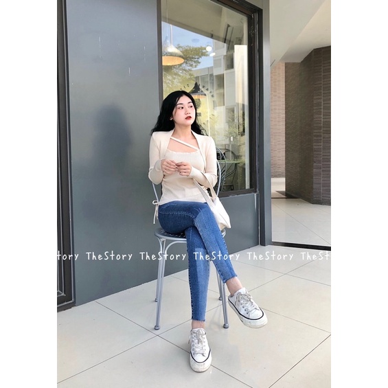 [STR] Quần jean dài bản nhạt Q265