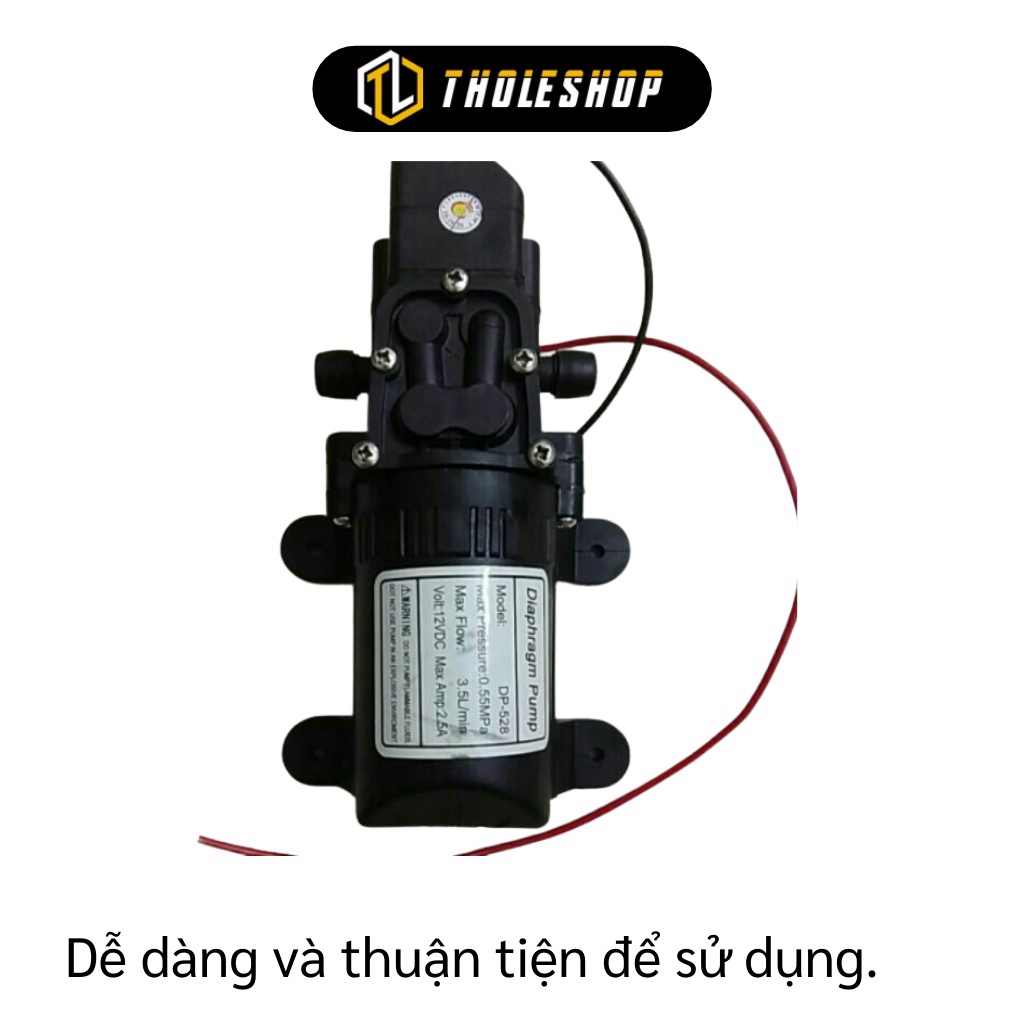 [SGD] Máy Bơm Nước Mini - Máy Tăng Áp Lực Nước 12V Làm Sạch Xe Hơi, Sạch Thảm, Sạch Nền 3259