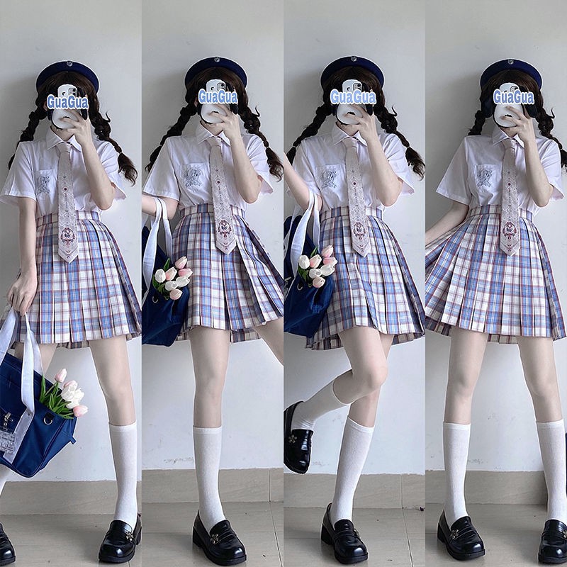 Chân váy đồng phục Seifuku/JK - Xuân Nhật Bạch Tuyết Cơ