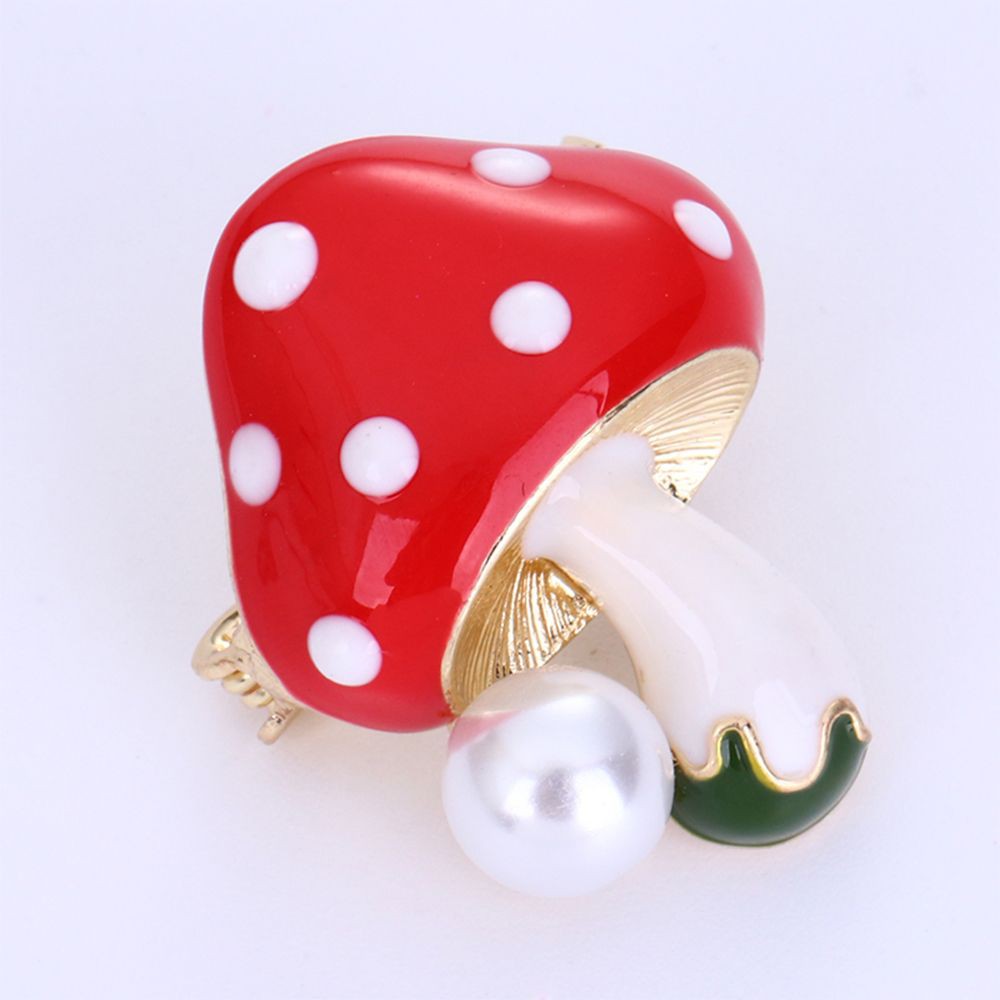 Trâm cài trang trí hình nấm đính ngọc tuyệt đẹp